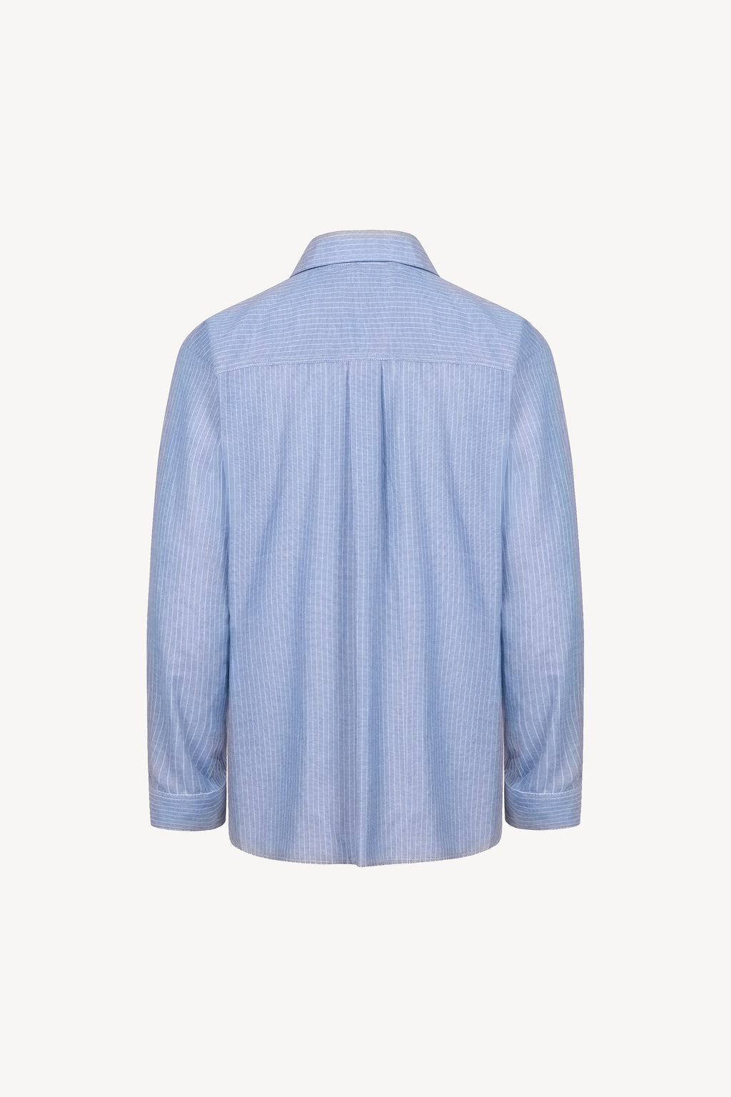 Aurelian Stripe Shirt in Porcelain Blue