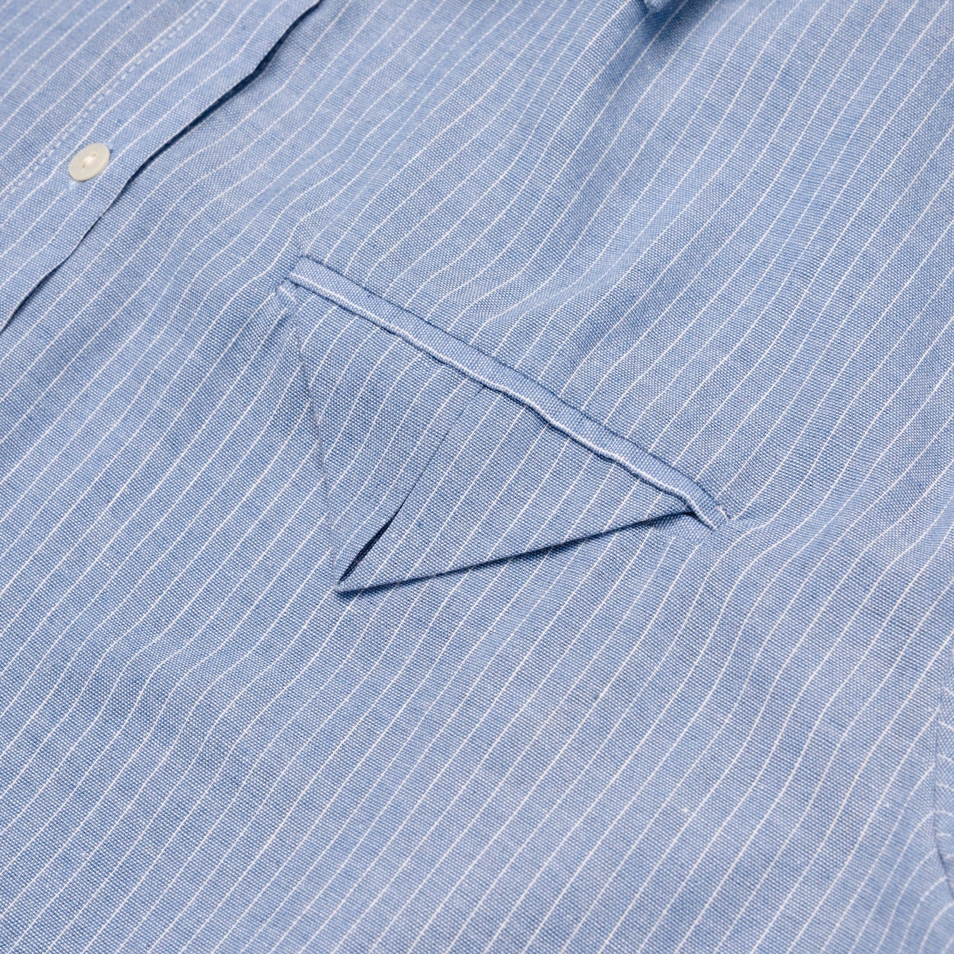 Aurelian Stripe Shirt in Porcelain Blue