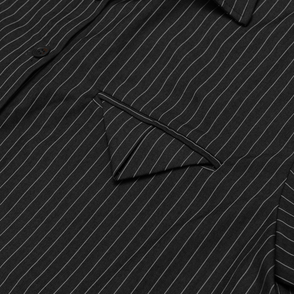 Aurelian Stripe Shirt in Graphite Grey