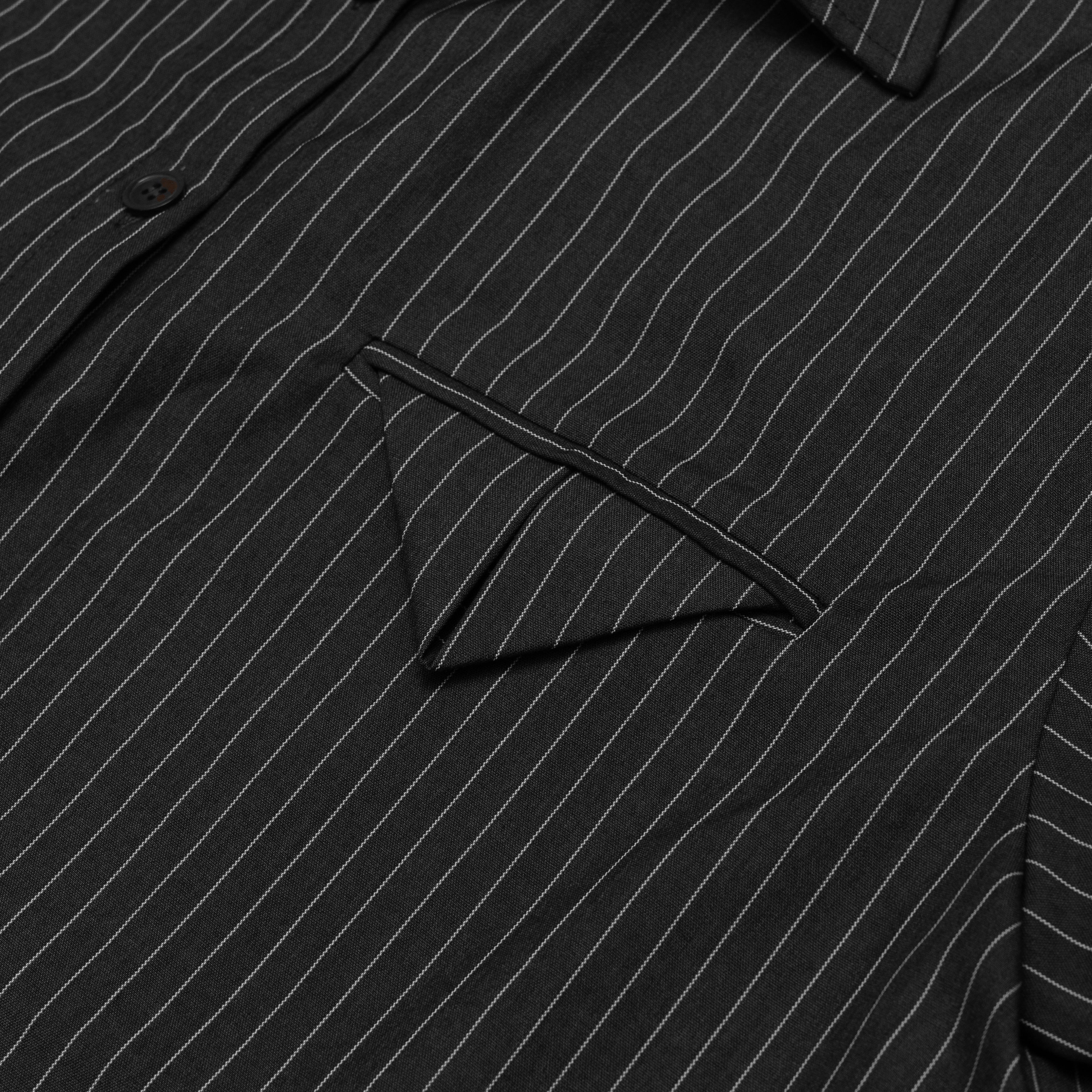 Aurelian Stripe Shirt in Graphite Grey