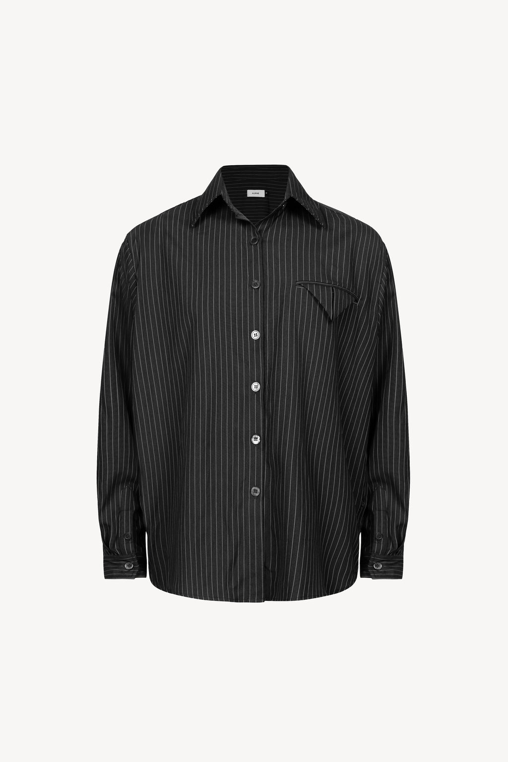 Aurelian Stripe Shirt in Graphite Grey