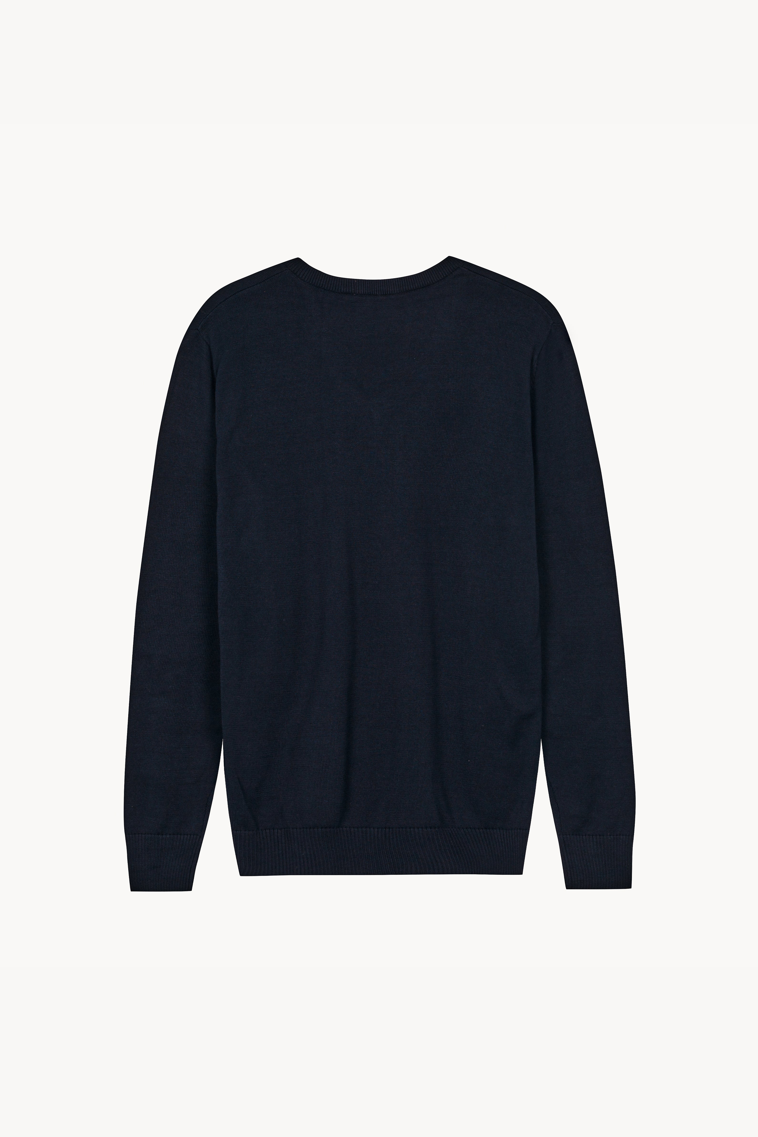 Lightweight V-Neck Jersey in Midnight