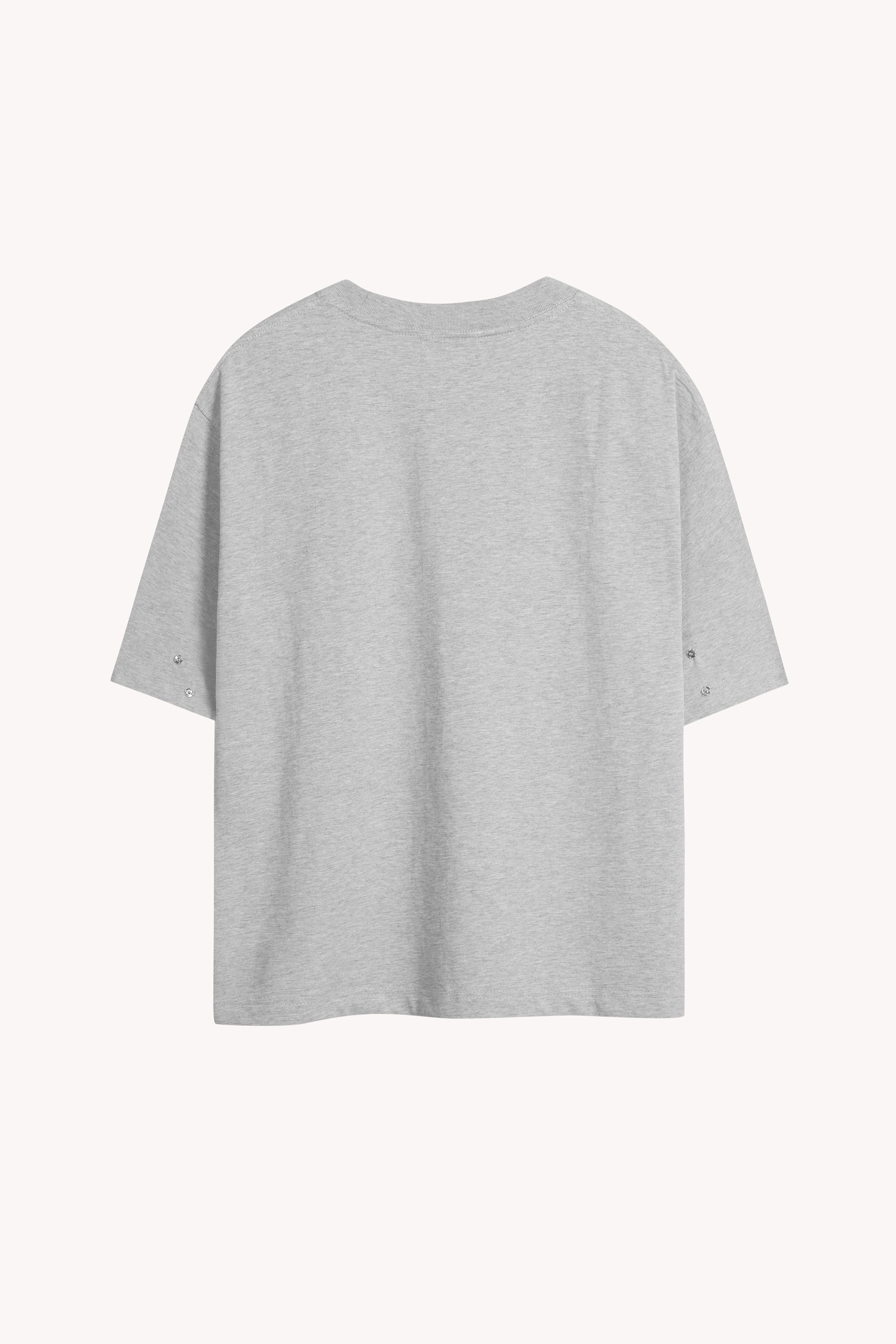 Aurelian T-Shirt in Grey Cotton