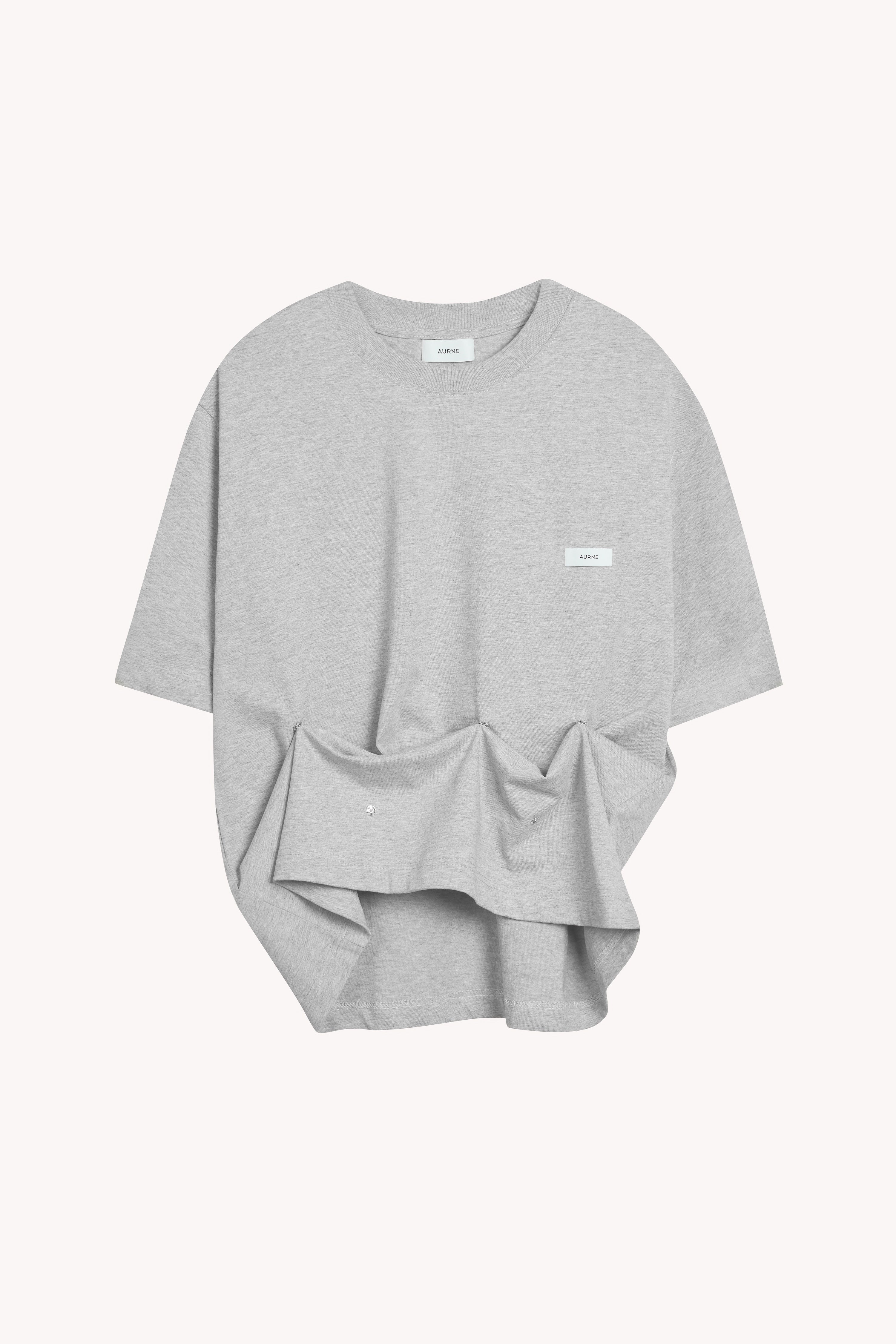Aurelian T-Shirt in Grey Cotton