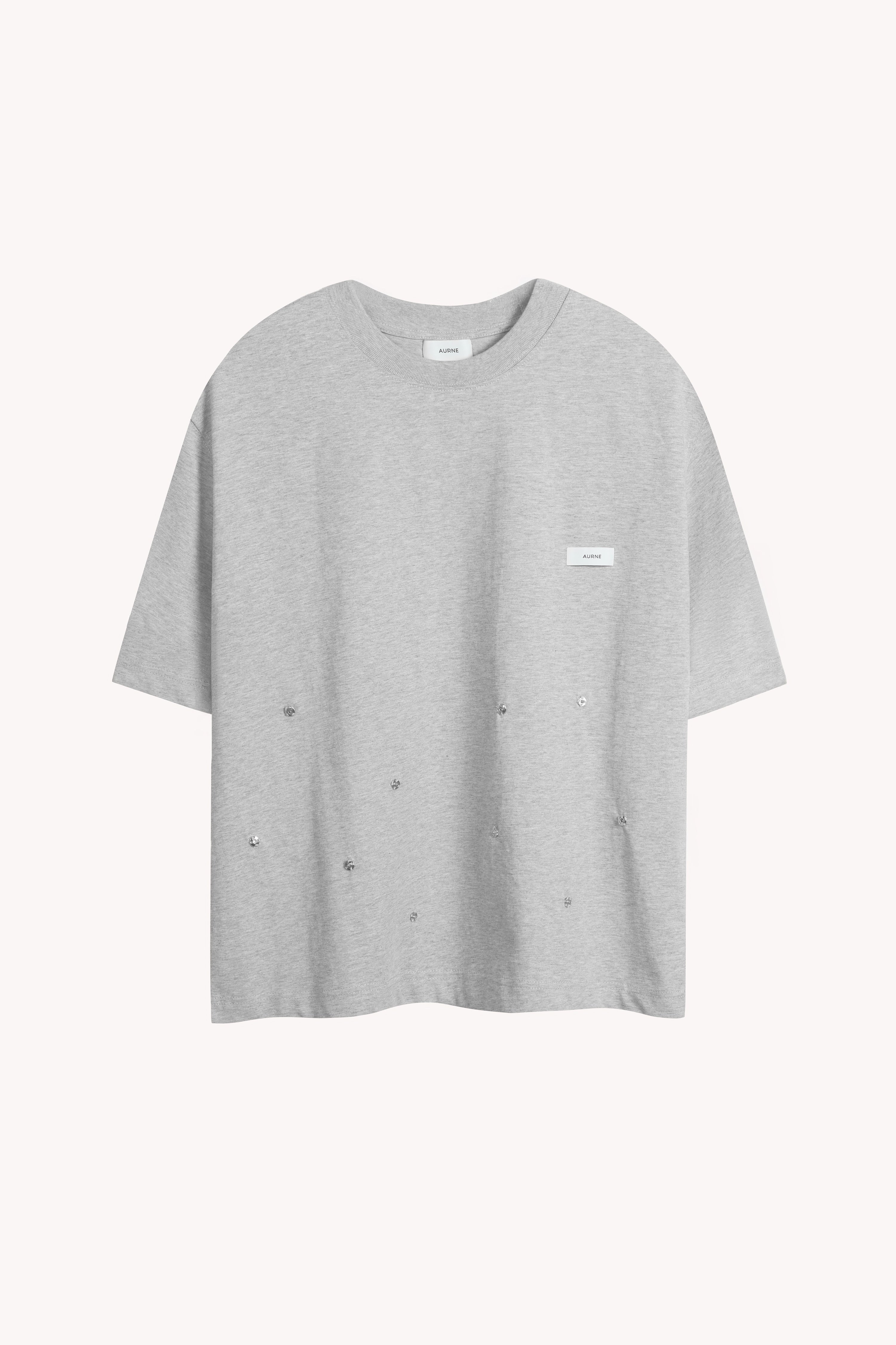 Aurelian T-Shirt in Grey Cotton